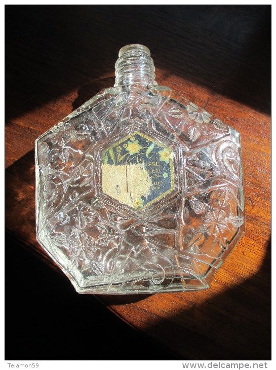 GRAND FLACON NARCISSE BLEU MURY 1925 - Bottles (empty)