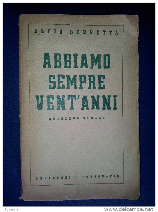 M#0O36 Berretta ABBIAMO SEMPRE VENT'ANNI QUADERNO SOMALO Ed.Mod. Italiane 1939/SOMALIA - Oorlog 1939-45