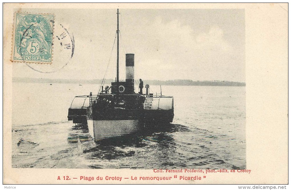 PLAGE DU CROTOY - Le Remorqueur "Picardie". - Sleepboten