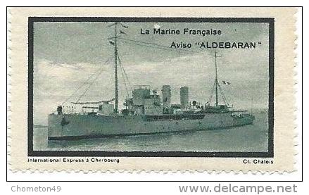 La Marine Française " AVISO ALDEBARAN " - Vignettes Militaires