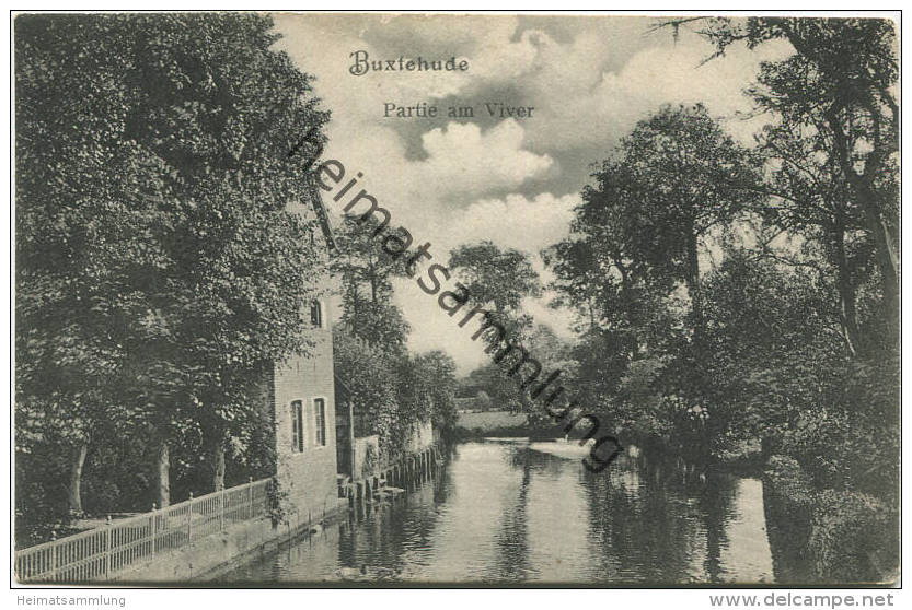 Buxtehude - Partie Am Viver - Verlag M. Glückstadt & Münden Hamburg Gel. 1914 - Buxtehude