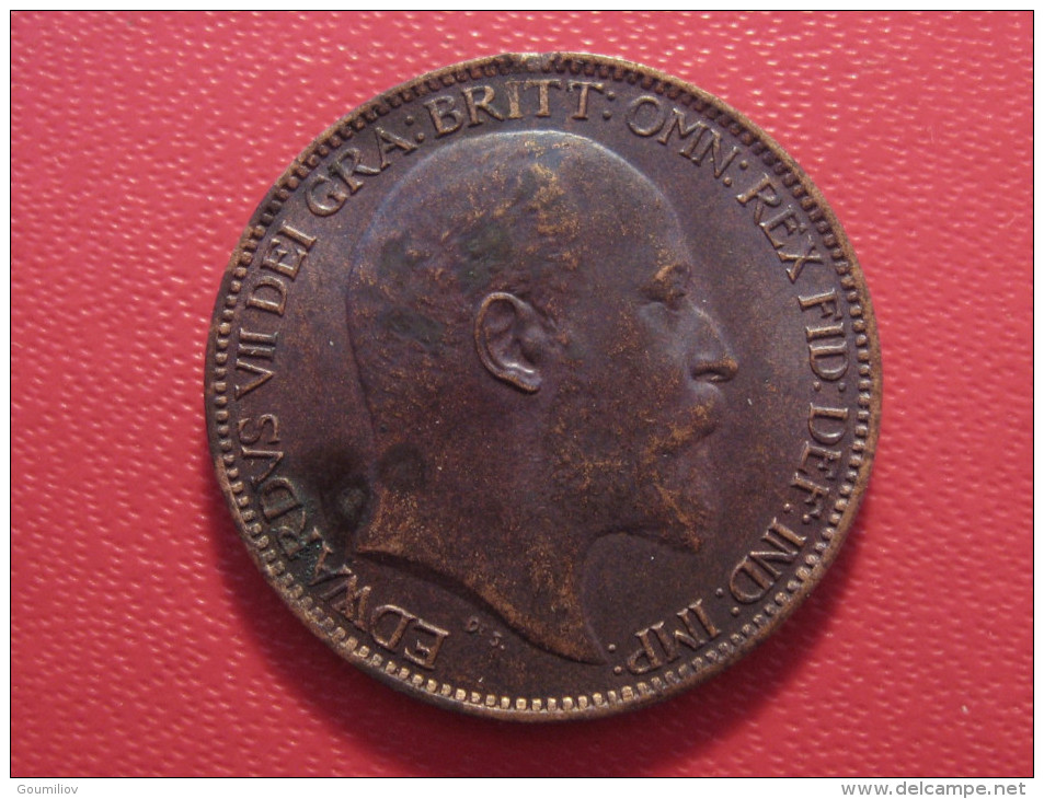 Grande-Bretagne - UK - Farthing 1903 Edward VII 6003 - B. 1 Farthing