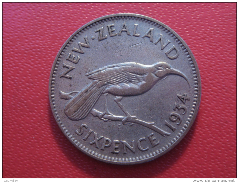 Nouvelle-Zélande - 6 Pence 1934 George V 5442 - Neuseeland