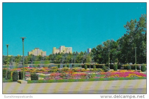 Canada View From Legislative Gardens Regina Saskatchewan - Regina