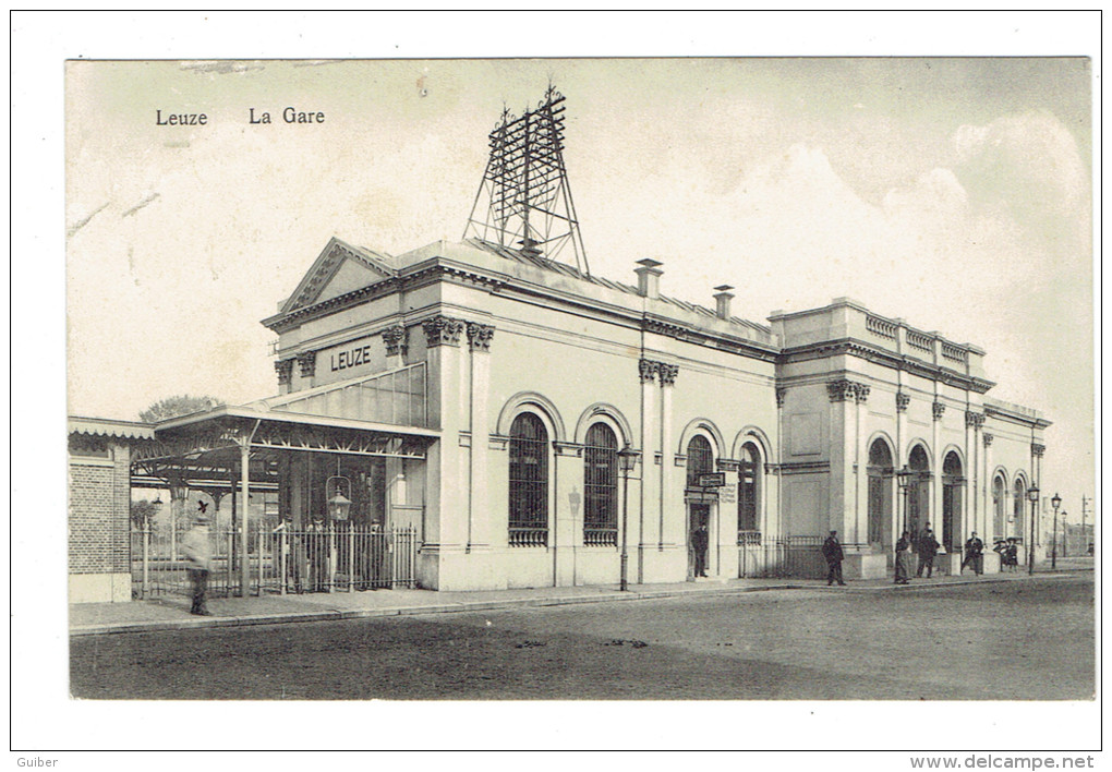 Leuze La Gare Du Chemin De Fer 1914 Edit. A. Choquet Bordesol - Leuze-en-Hainaut