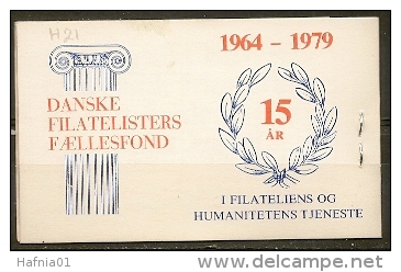 Czeslaw Slania. Denmark 1979.  Booklet (H 21) Michel MH 27 MNH. - Booklets