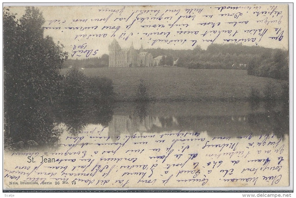 St. Jean -   Château;  1902  Naar Evergem - Mettet