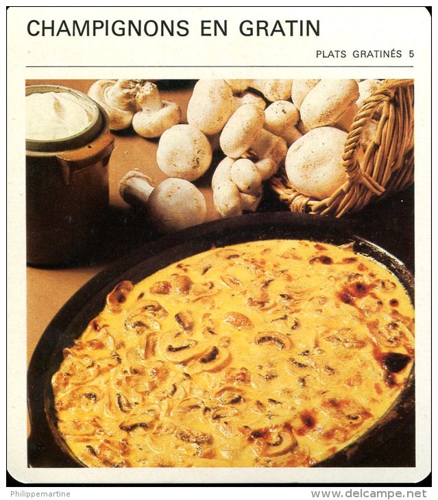 Champigons En Gratin - Cooking Recipes