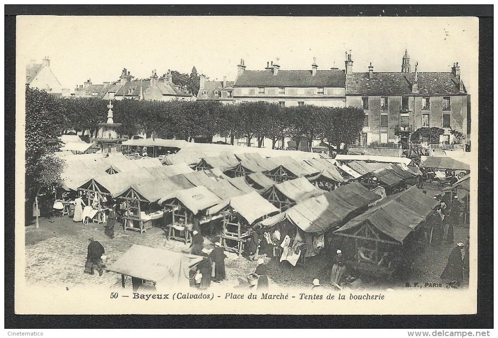 FRANCE: Bayeux - Place Du Marché - Tentes De La Boucherie - Street Merchants