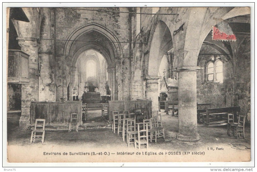 95 - Environs De Survilliers - Intérieur De L'Eglise De FOSSES - Fosses