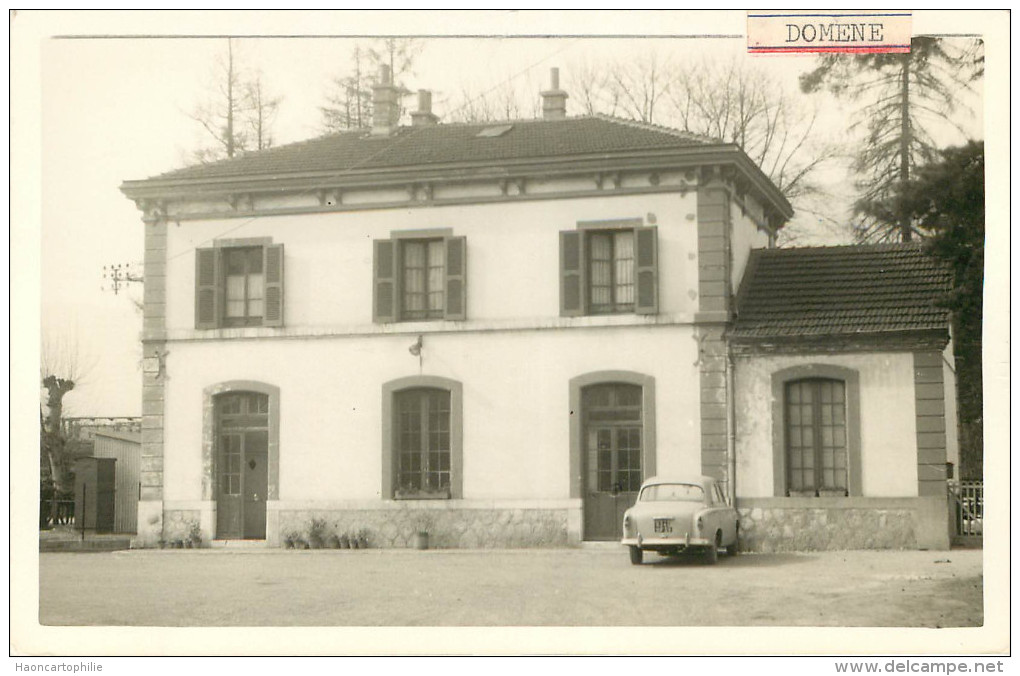 Domene : Photo De La Gare Datée De  Mai 1967 - Saint-André-le-Gaz