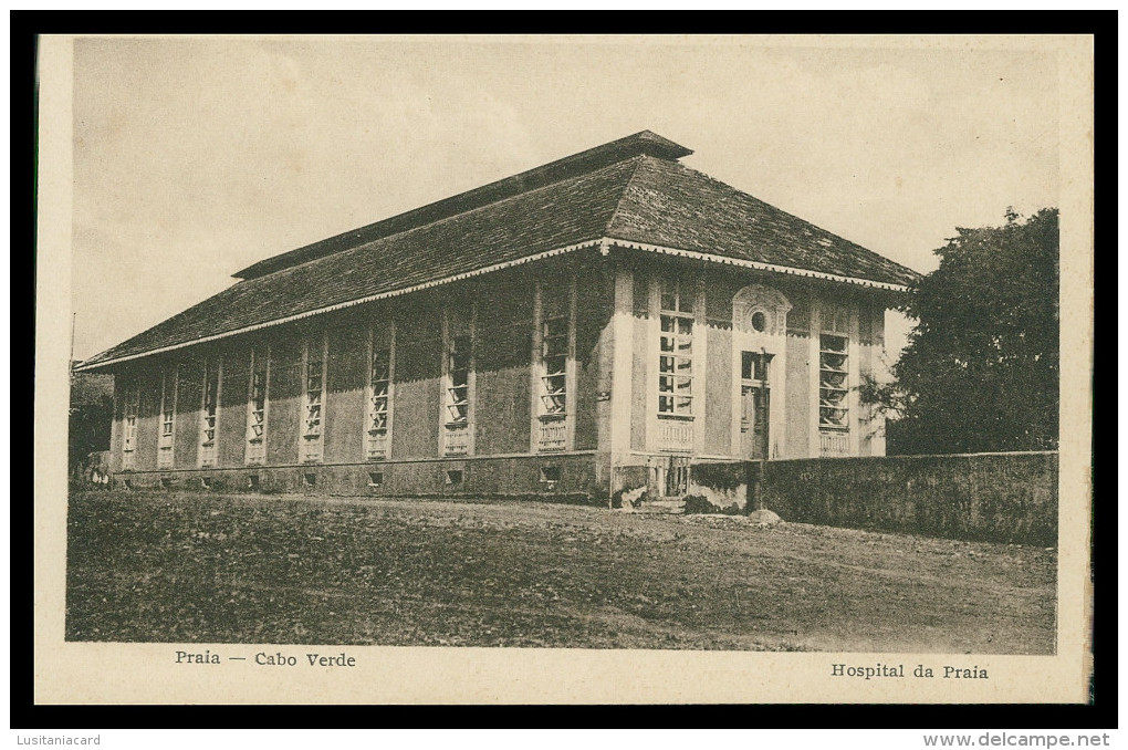 CABO VERDE - PRAIA - HOSPITAIS - Hospital Da Praia (Ed.Serras & Sousas Lda.) Carte Postale - Cabo Verde