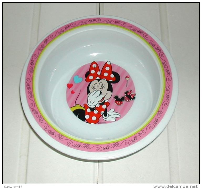 Assiette Creuse 16 Cm Minnie De Marque Trudeau En Polyproylène - Plates