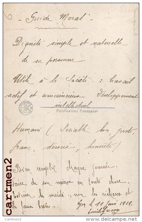 GOERGES CLEMENCEAU A LA TRIBUNE DE LA CHAMBRE 11 NOVEMBRE 1918 ECRITE PAR PERSONNALITE ECRIVAIN POLITIQUE AUTOGRAPHE - Personnages
