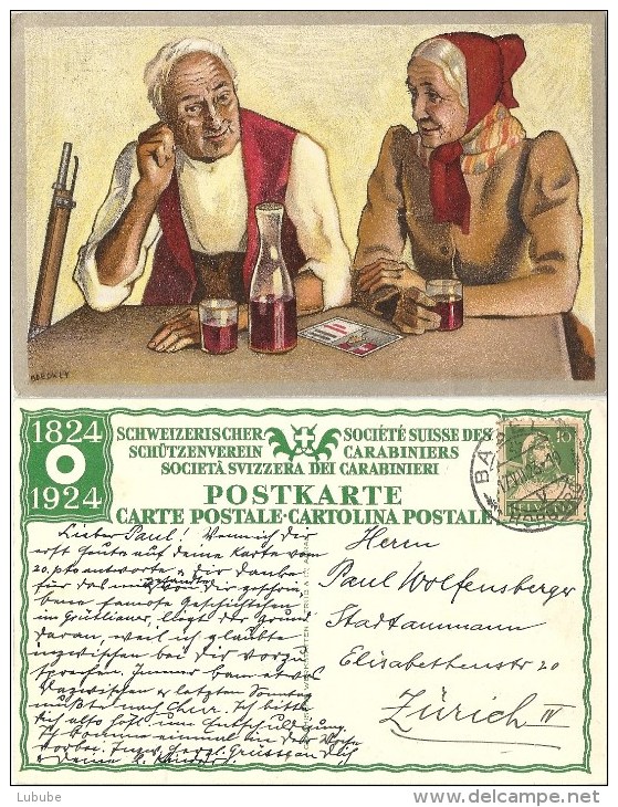 100 Jahre Schweizerischer Schützenverein      1824 - 1924 - Waffenschiessen