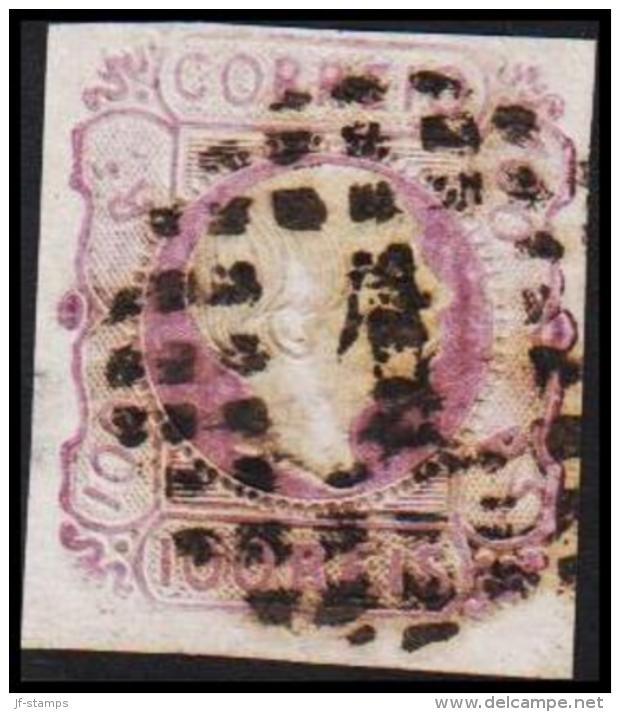 1855. Pedro V. 100 REIS.  (Michel: 8) - JF193188 - Gebraucht