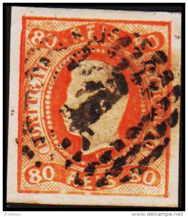 1866. Luis I. 80 REIS.  (Michel: 22) - JF193270 - Gebraucht