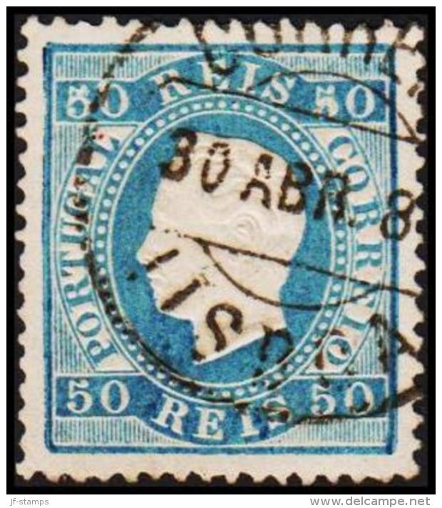 1879. Luis I. 50 REIS Perforated 13½. (Michel: 48C) - JF193333 - Gebraucht