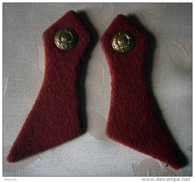 Ex Yugoslavia - Military - JNA -  Pair Of  Collar Tabs - Period 1945. - Uniforms