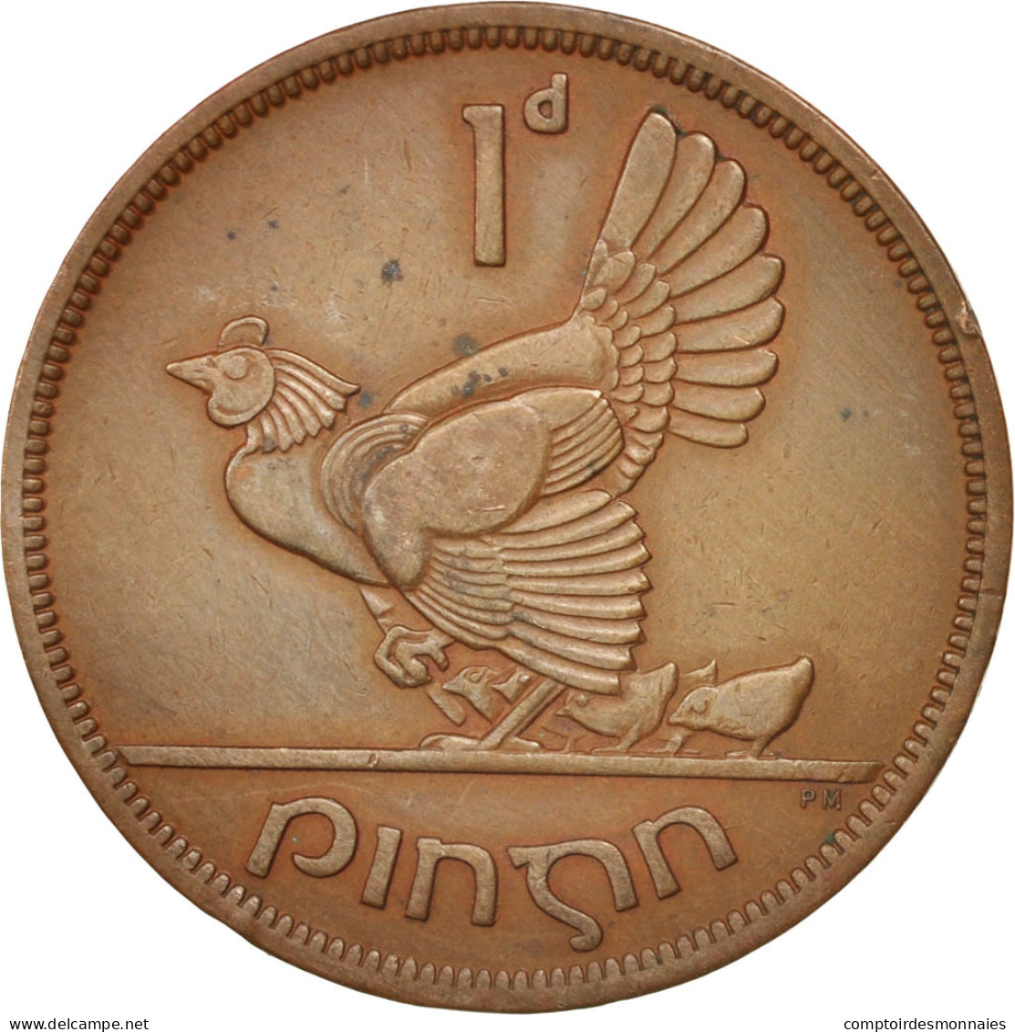 Monnaie, IRELAND REPUBLIC, Penny, 1946, TTB+, Bronze, KM:11 - Irland