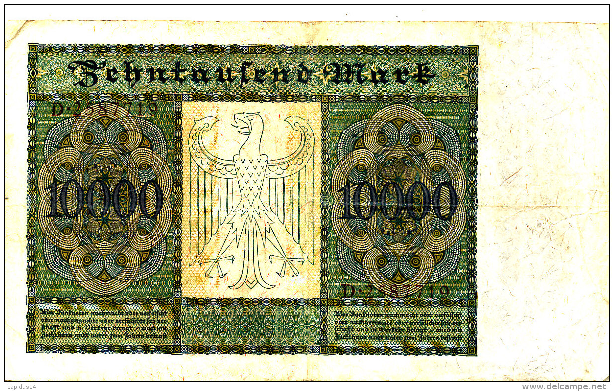 ALLEMAGNE  10000 MARK 1922. - 10000 Mark