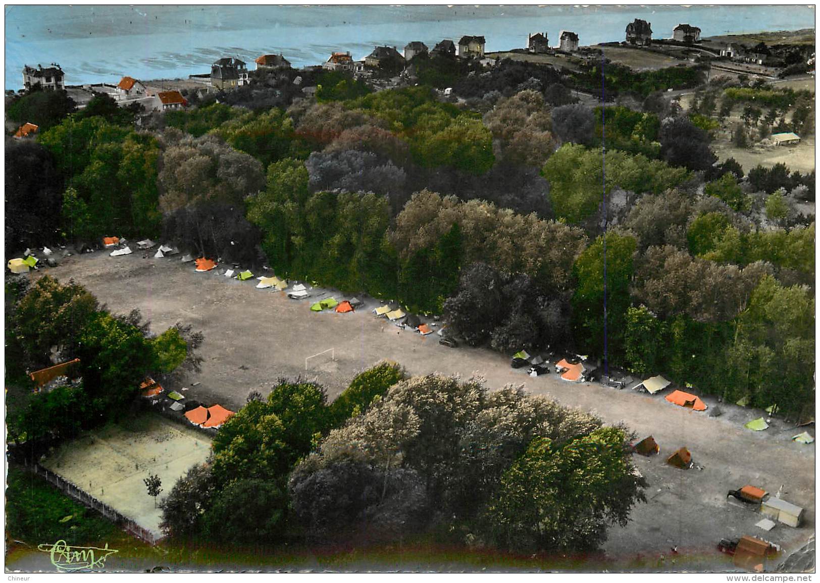 JULLOUVILLE VUE AERIENNE SUR LE TERRAIN DE CAMPING - Other & Unclassified