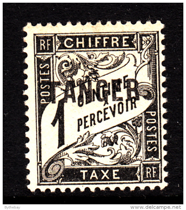 French Morocco MH Scott #J35 TANGER Overprint On 1c France Postage Due - Strafport