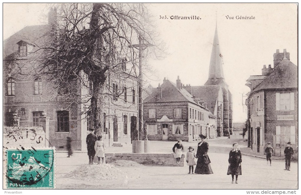 OFFRANVILLE - Vue Générale - Carte Très Animée - Offranville