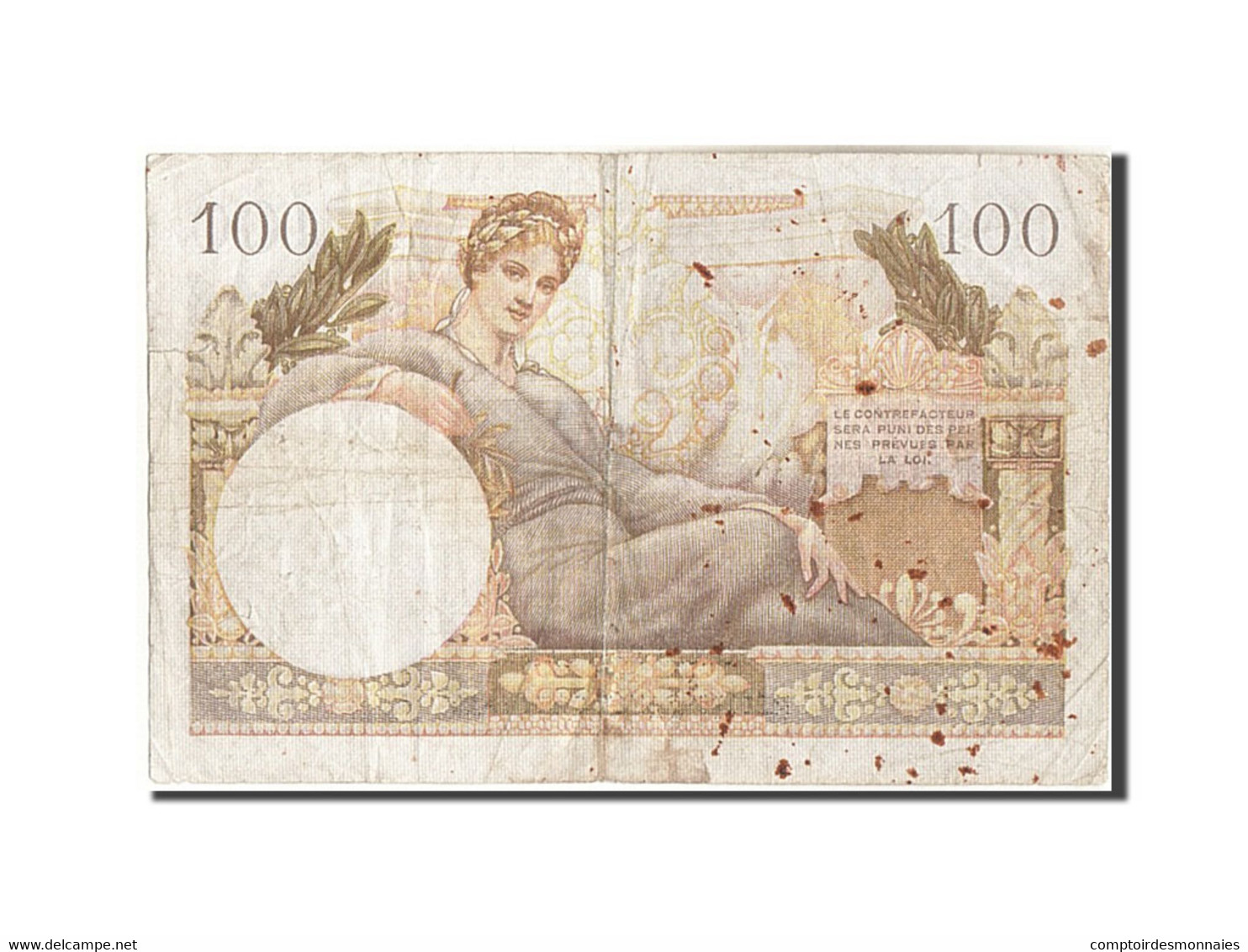 Billet, France, 100 Francs, 1955-1963 Treasury, 1956, Undated (1956), TB - 1955-1963 Staatskasse (Trésor Public)