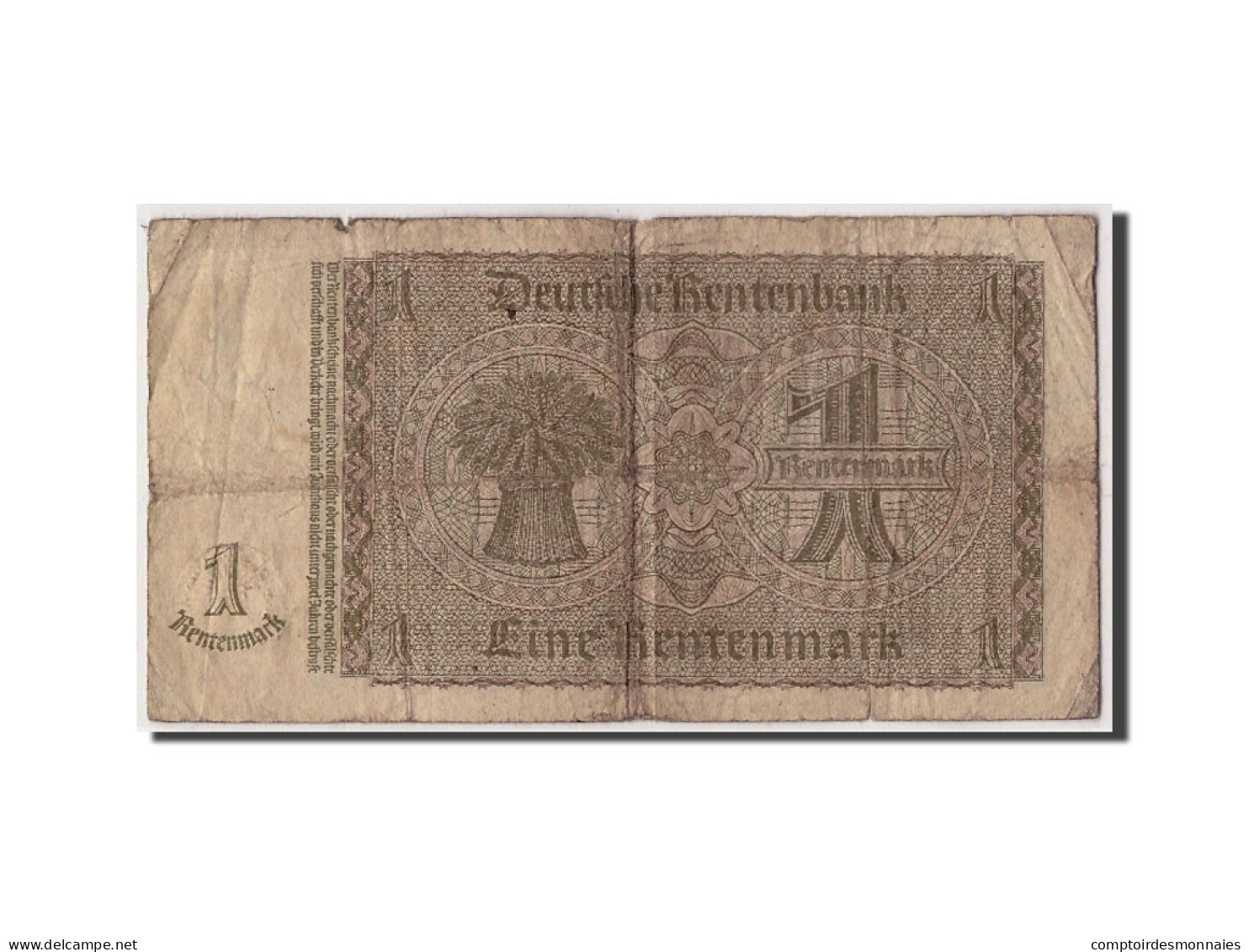 Billet, Allemagne, 1 Rentenmark, 1937, 1937-01-30, KM:173b, B - 1 Rentenmark