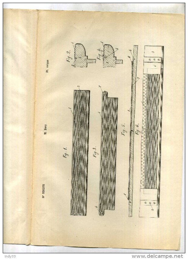 - TRAPPE DE REGARD. BREVET D´INVENTION DE 1902 . - Travaux Publics