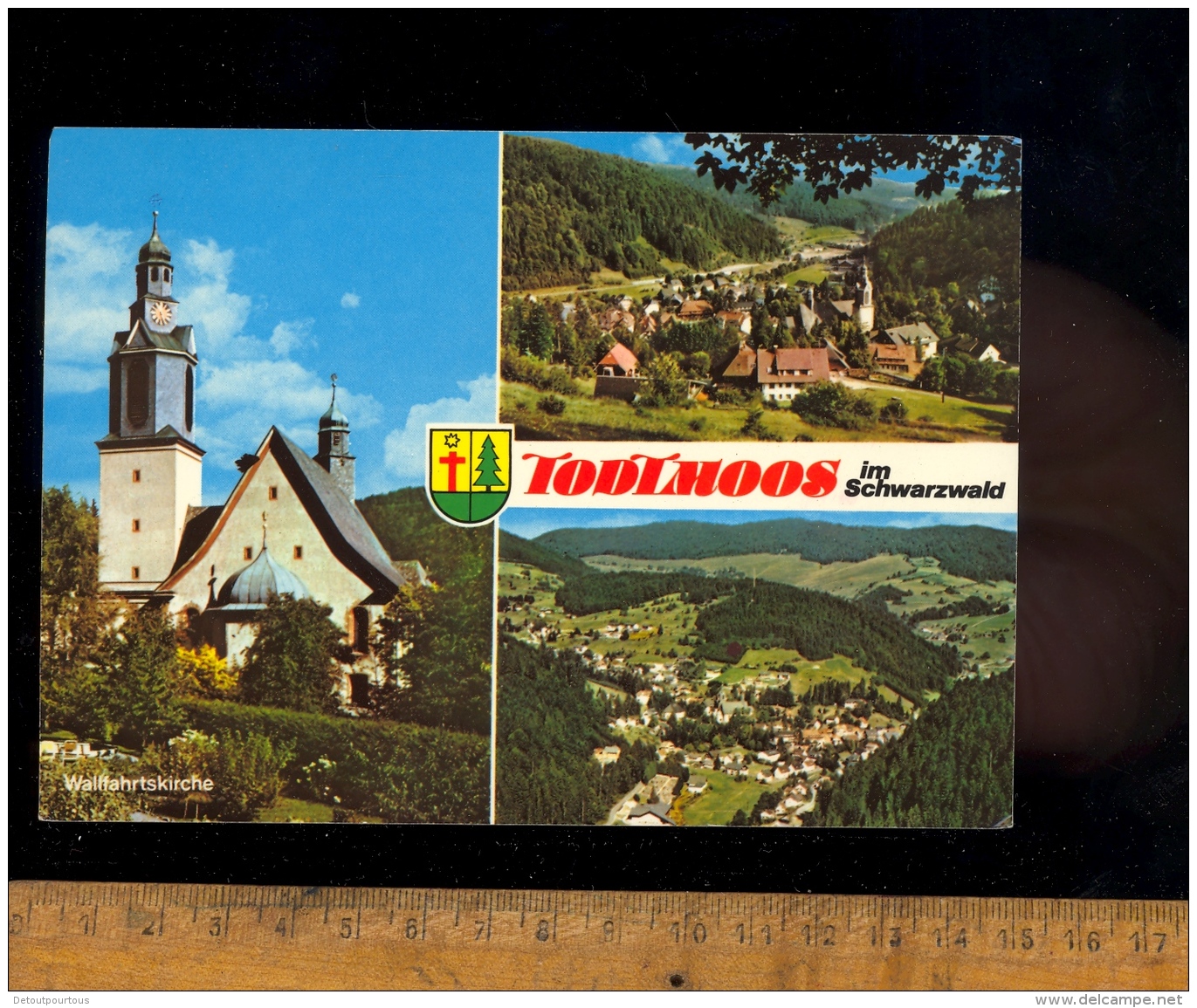 TODTMOOS Schwarzwald : Blick Auf Stadt & Wallfahrtskirche - Todtmoos