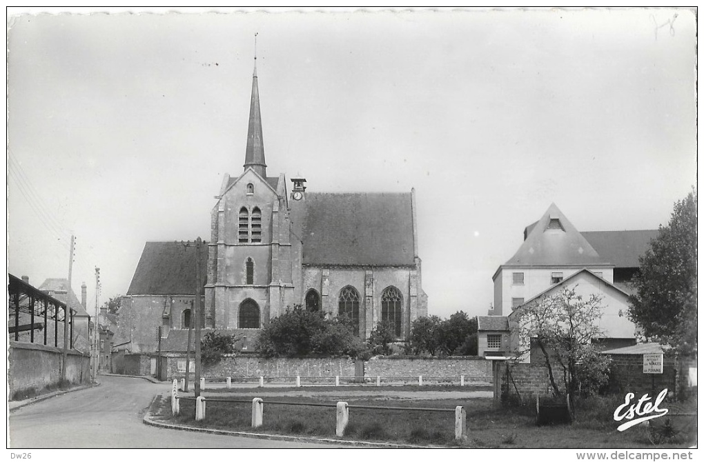 Ablis (Seine-et-Oise) - Place De L'Eglise - Edition Estel - Carte Non Circulée - Ablis