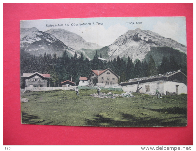 Tillfuss-Alm Bei Oberleutasch I.Tirol.Predig-Stein - Leutasch
