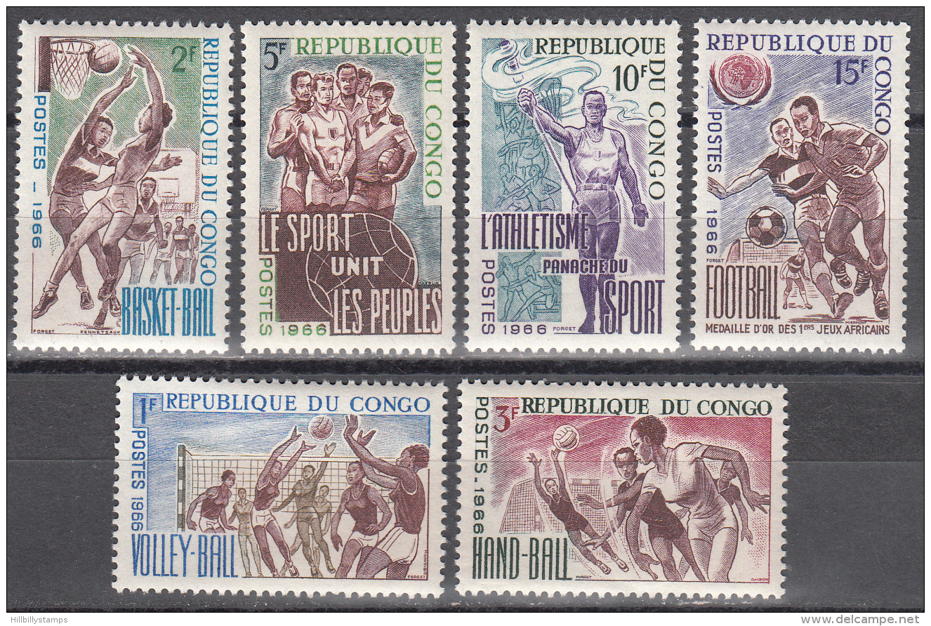Congo   Scott No. 143-48    Mnh     Year  1966 - Ongebruikt