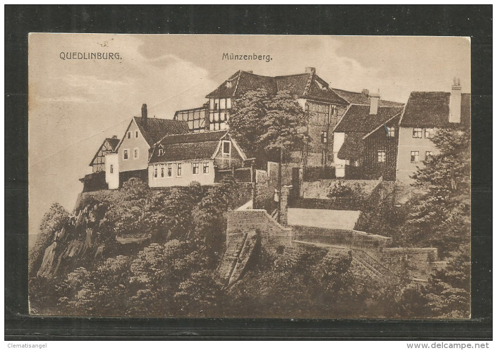 382v * QUEDLINBURG  * MÜNZENBERG * 1918  *!! - Quedlinburg