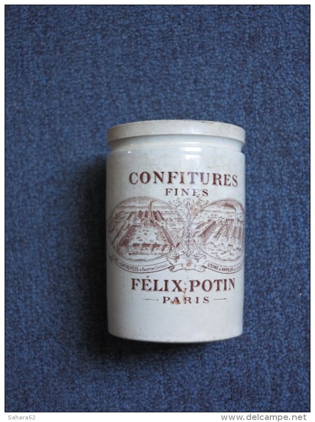 Pot Confiture Félix Potin - Lunéville (FRA)