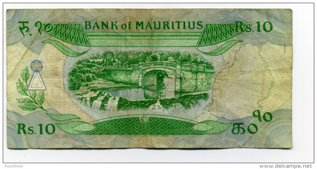 10 RUPEES - Maurice