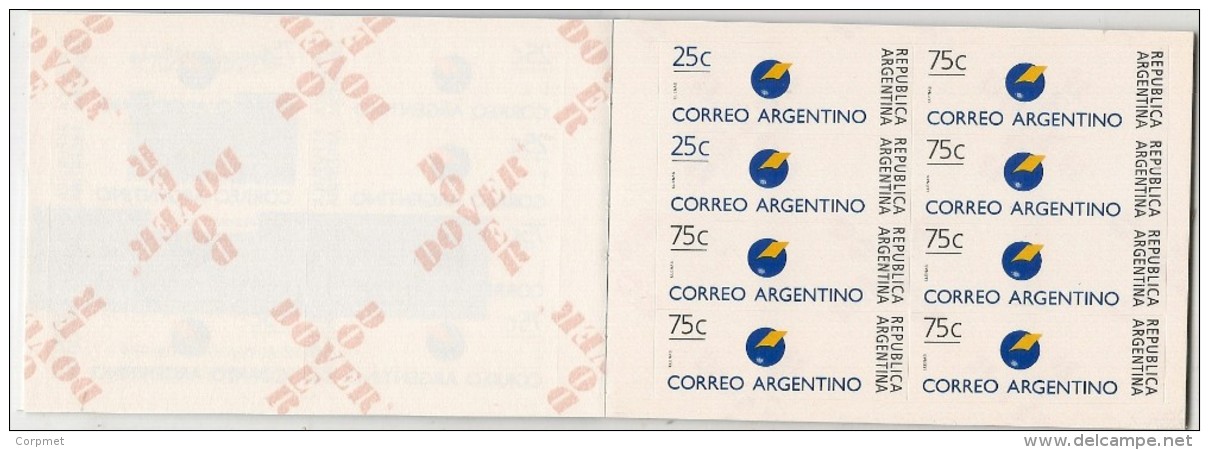 ARGENTINA - POST OFFICE LOGO - CARNET - BOOKLET - $ 50 - Jalil # 2703A (4) - 20 X 0,25 + 60 X 0,75 - CV USD 270 - Booklets