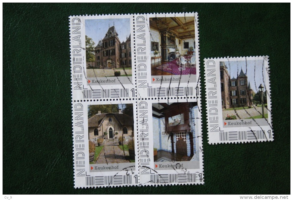 KEUKENHOF COMPLETE SET Persoonlijke Zegel NVPH 2751 2012 Gestempeld / USED / Oblitere NEDERLAND / NIEDERLANDE - Persoonlijke Postzegels