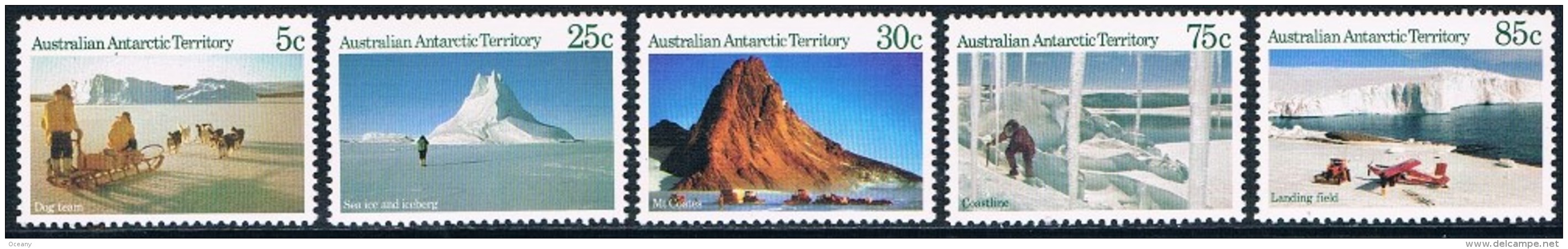 Territoire Antarctique Australien - Vues Du Territoire 63/67 ** - Ungebraucht