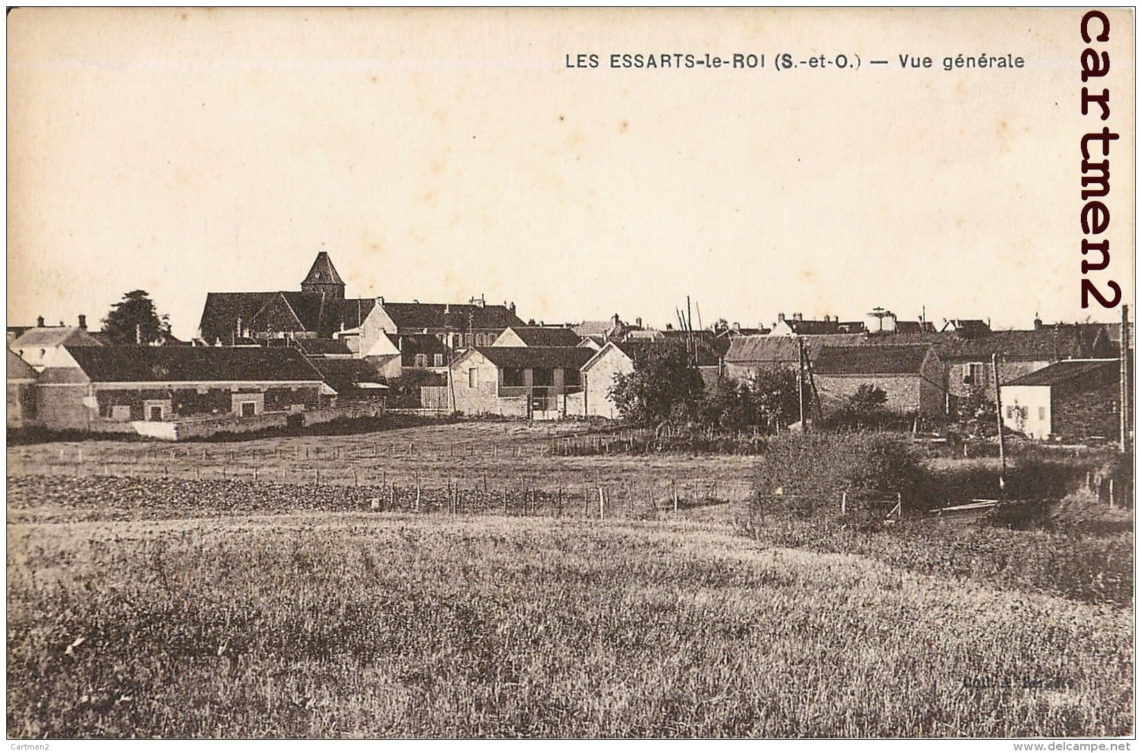 LES ESSARTS-LE-ROI VUE GENERALE 78 YVELINES - Les Essarts Le Roi