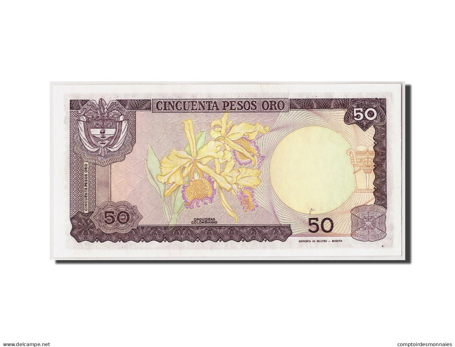 Billet, Colombie, 50 Pesos Oro, 1985, 1985-01-01, KM:425a, NEUF - Colombie