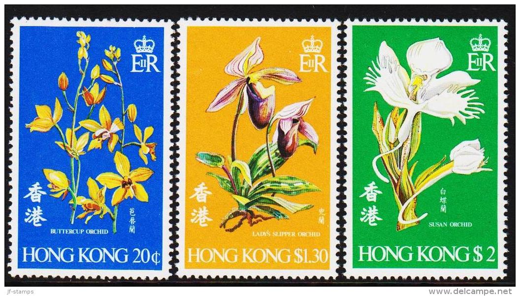 1977. ORCHID. 3 Ex.  (Michel: 341-343) - JF193902 - Ungebraucht