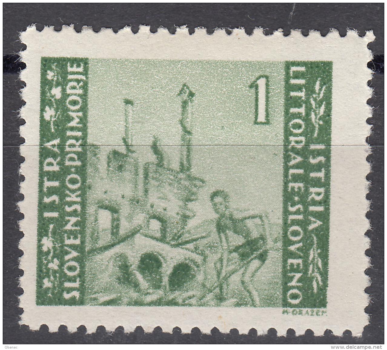 Istria Litorale Yugoslavia Occupation, 1946 Sassone#53 Mint Hinged - Yugoslavian Occ.: Istria