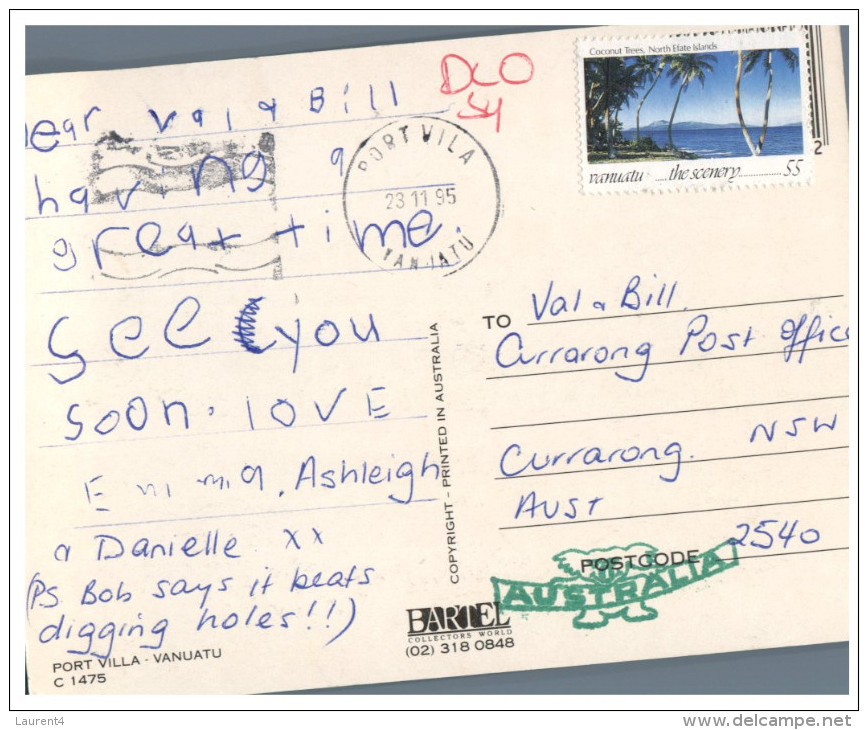 (690) Vanuatu - Port Vila (with Stamp) - Vanuatu