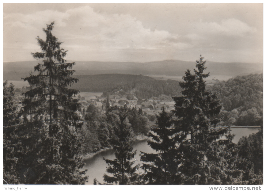 Harzgerode Güntersberge - S/w Blick Von Der Schönemannsruh - Harzgerode