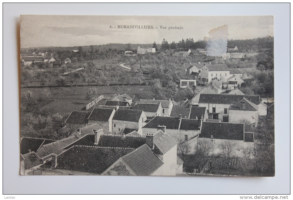 Carte Postale Ancienne Morainvilliers Vue Générale - Morainvilliers