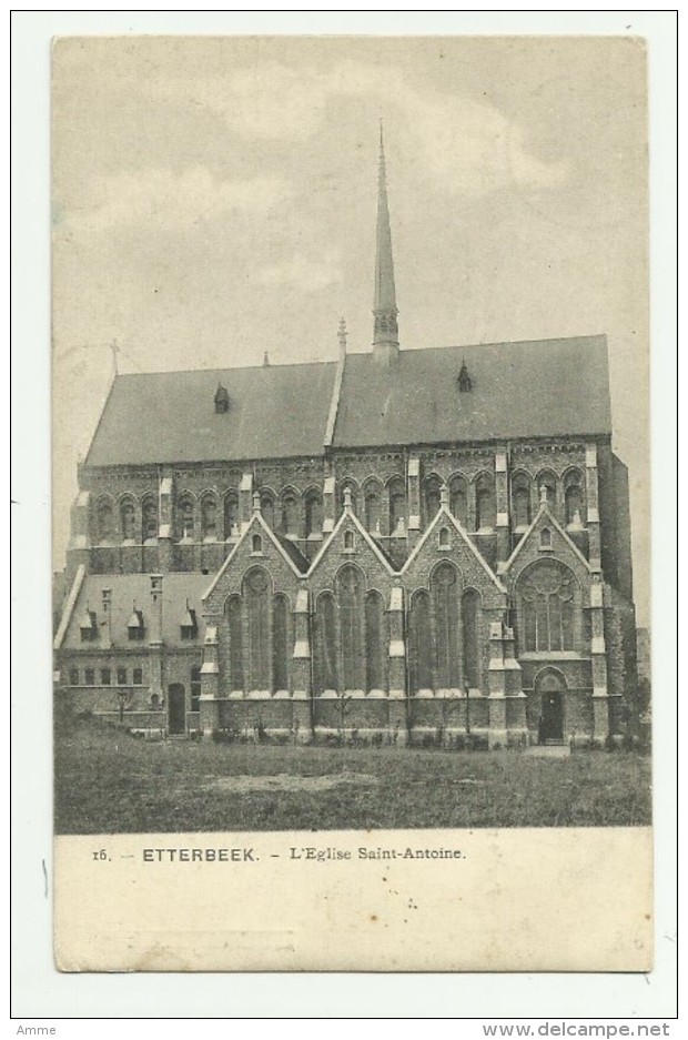 Etterbeek  *   Eglise  Saint-Antoine - Etterbeek
