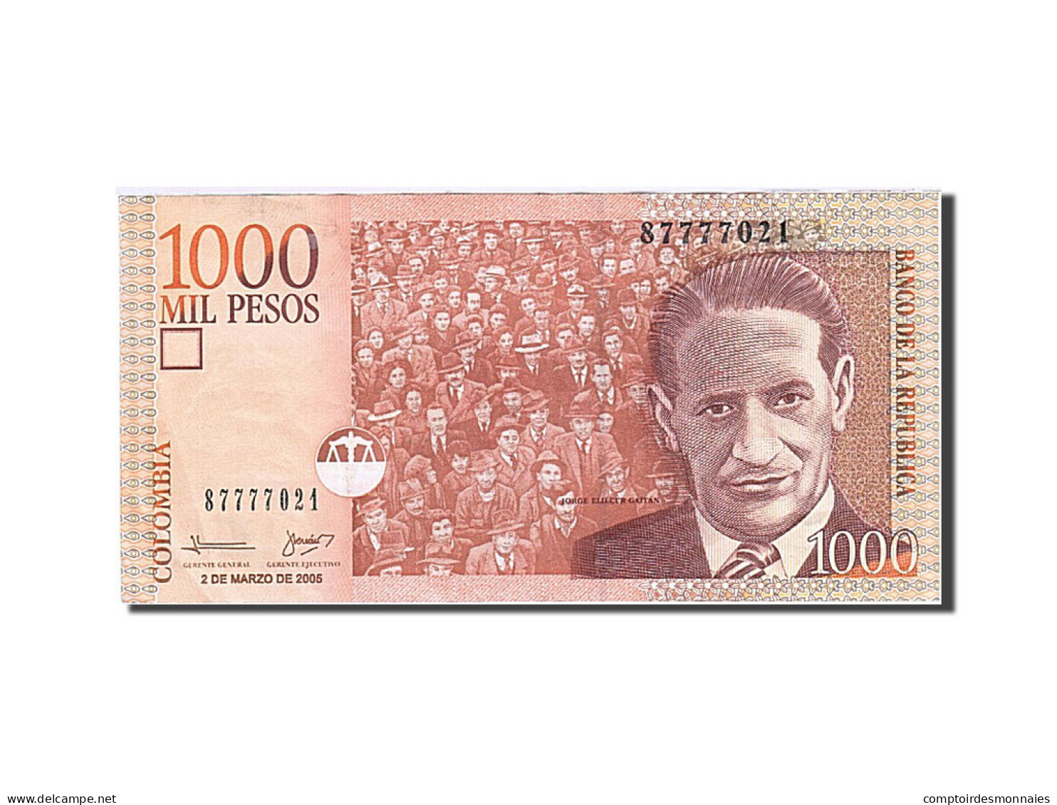 Billet, Colombie, 1000 Pesos, 2001, 2005-03-02, KM:450h, SUP - Kolumbien